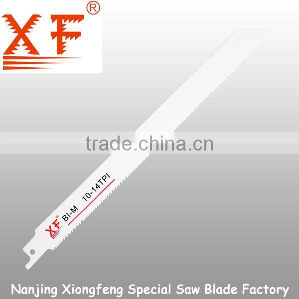 Bi-metal Saber saw blades,reciprocating saw blade progressive teeth: XF-S1122VF,XF-S1025VF,XF-S3456X,XF-S123XF,XF2345X,XF-922VF