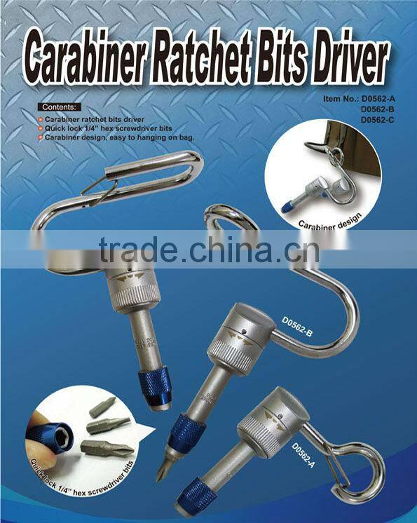 Carabiner Ratchet Bits Driver