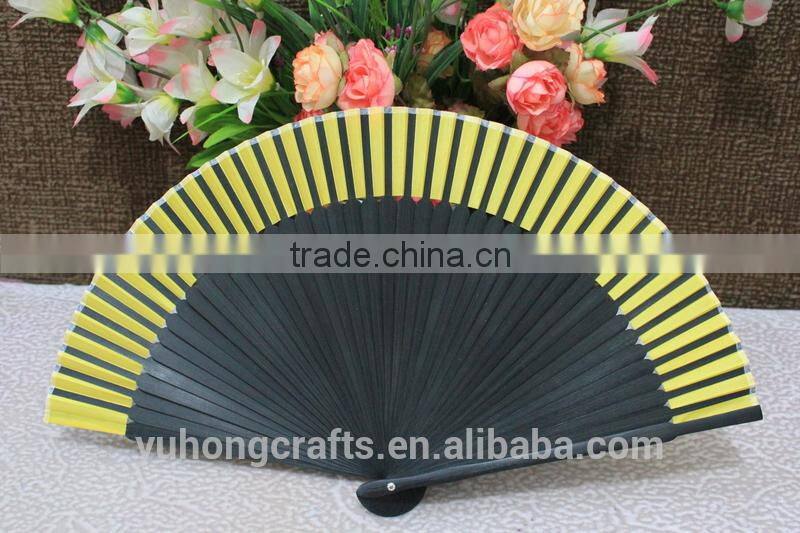 hot selling factory hand folding silk fan