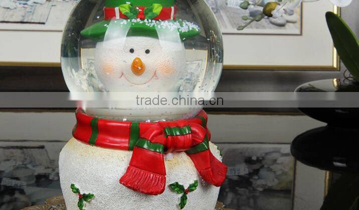 Hot Sale christmas snow Gifts globe musical christmas snow globe