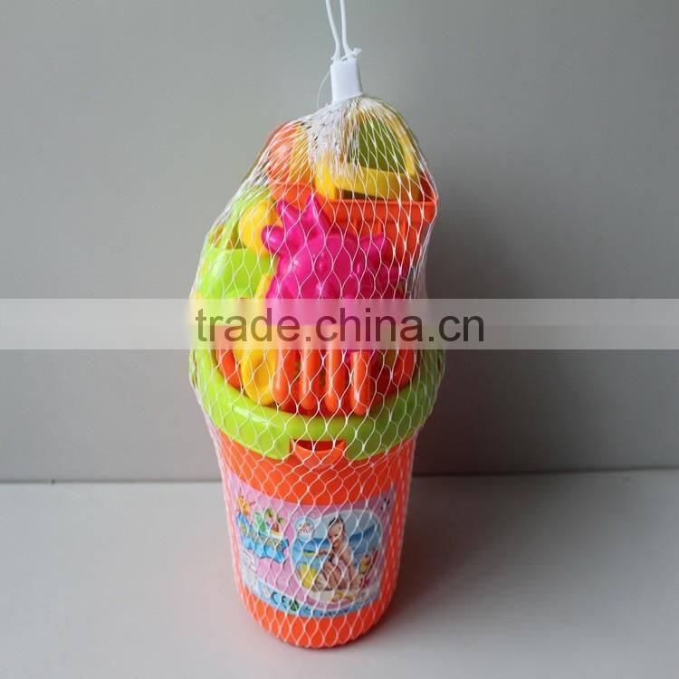 Hot Beach Toys Set Plastic Blue Sand Beach Cart Toys For Kid