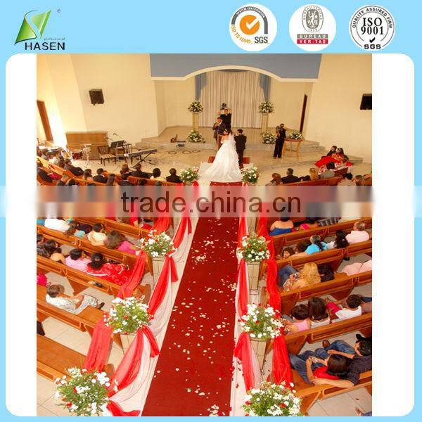 Nonwoven red carpet wedding stair decoration