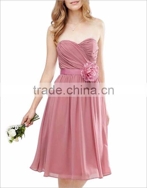 Spring Summer 2016 chiffon bridesmaid dresses V-neck sexy cheap designer long wedding dresses