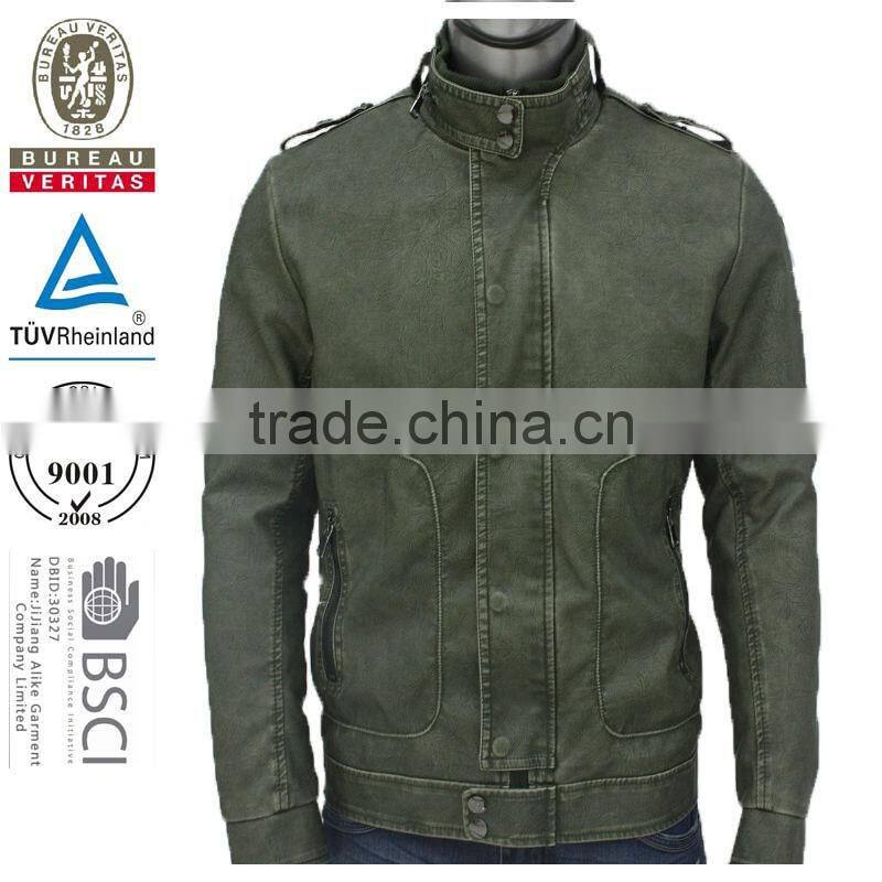2014 latest design casual fashion mens cargo jacket