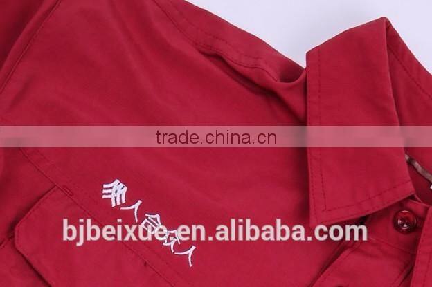 wholesale china new style custom printing 100% cotton long sleeve man shirt with logo design