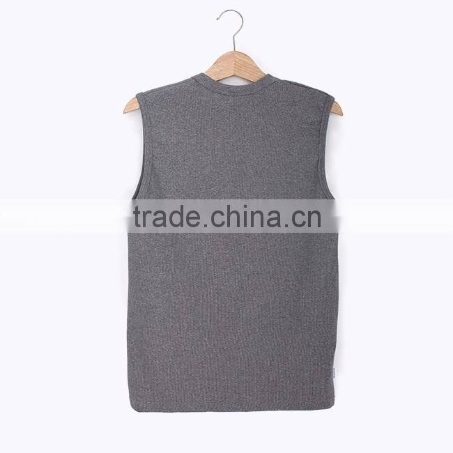 Men t shirt , sleeveless round neck t shirt for men