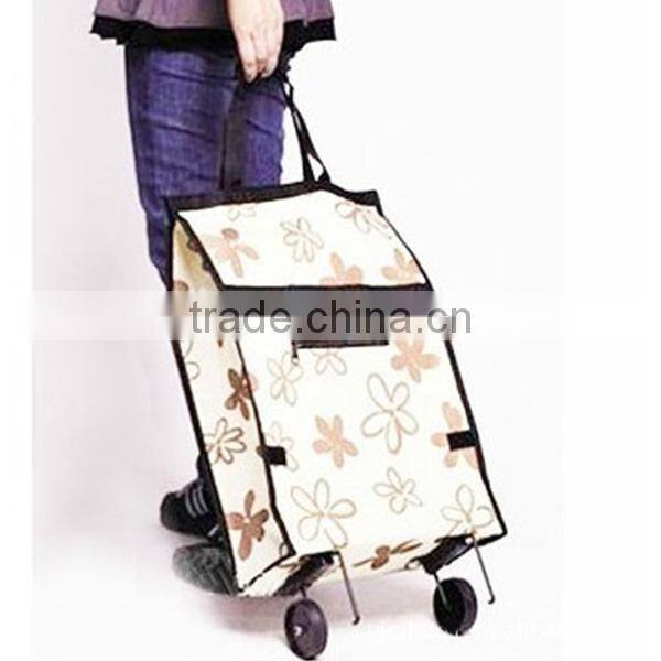 portable trolley shopping bags with wheels