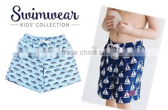 Wholesale baby swimwear with factory price beach trunk boys brief swimwear