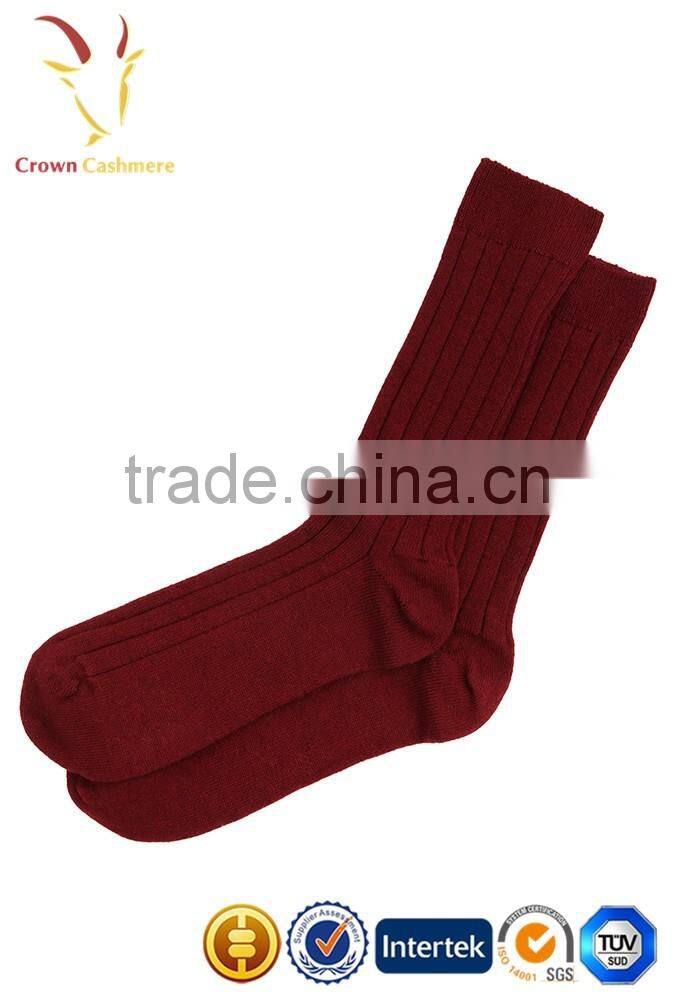 Wholesale Cable 100% Cashmere Socks Unisex Cashmere Socks Women