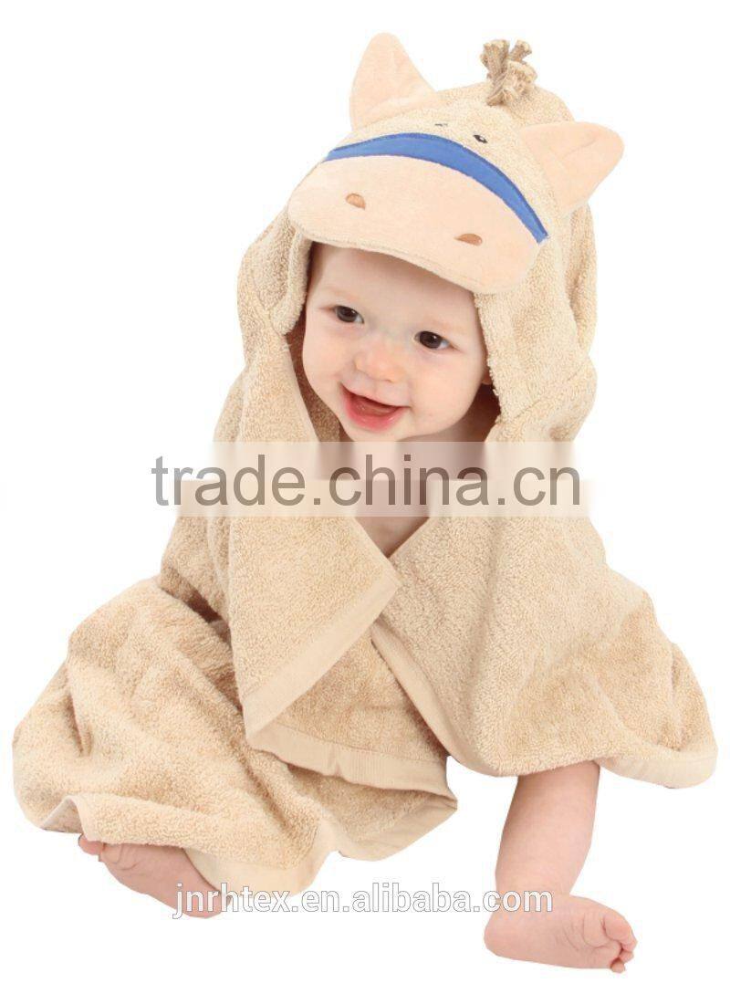 Fancy kids hooded poncho towels for baby clothes