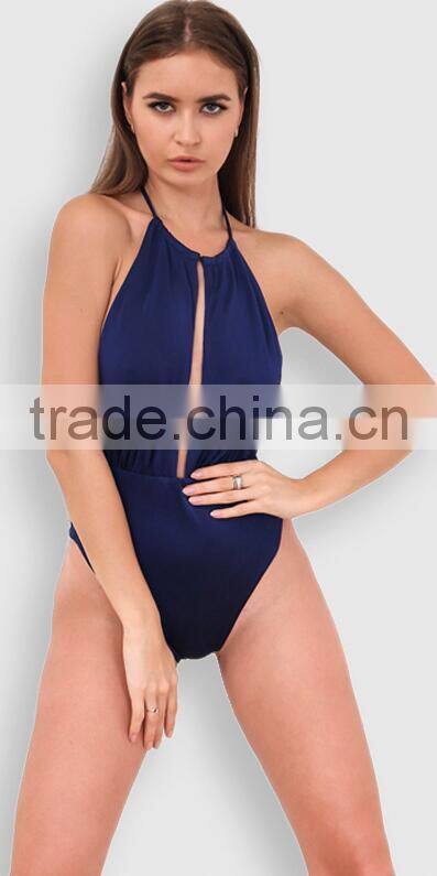 Runwaylover 066 New Fashion 2017 Ladies Sexy Halter Boaysuits