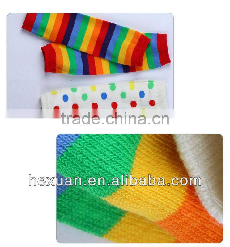 Pattern knitted leg warmers