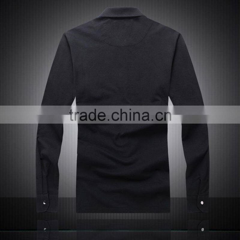 Professional polo shirts cotton polyester blend