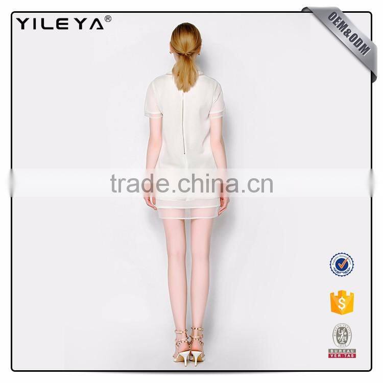 Perfect Cutting Chiffon Hem Soiree Short Dresses