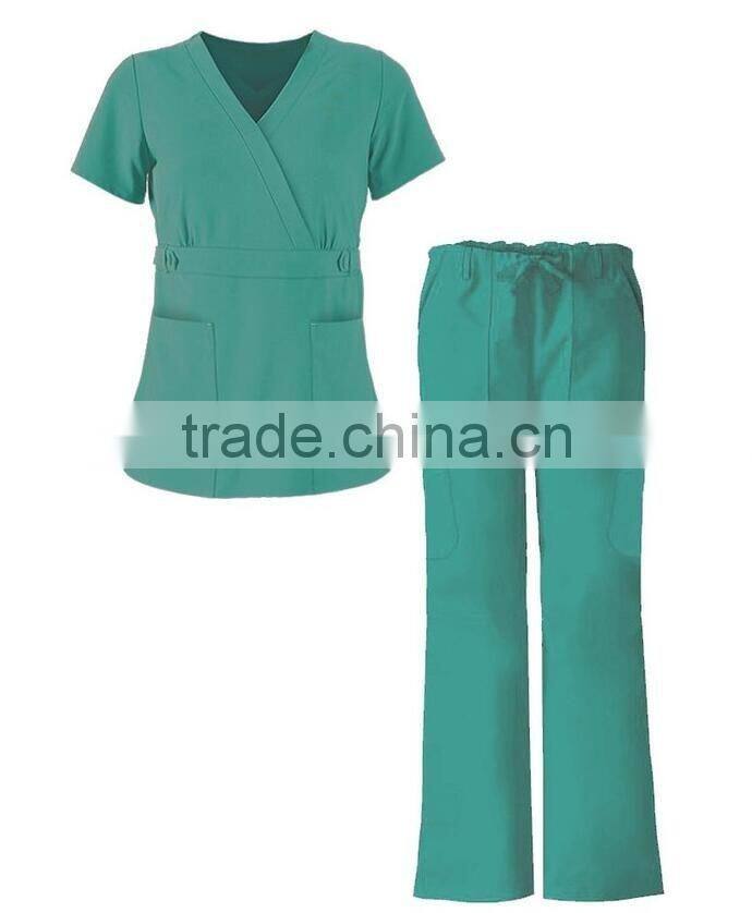 Women's medical diagnostic set Missy 2 Pockets scrub top set