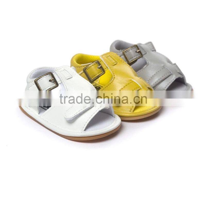 Designer PU baby sandals, soft feel baby sandals