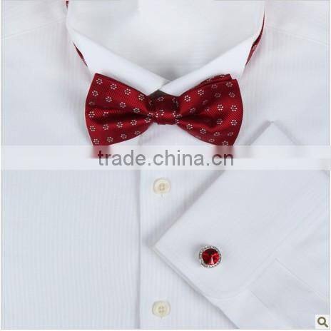 new men's plain white slim fit dress tuxedo dobby shirt with long sleeves wing collar and french cuffs
