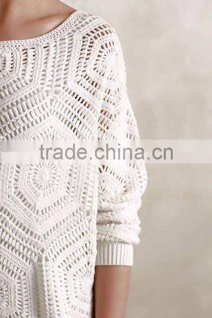 2017 Handmade Ladies Knitted Design Sweater