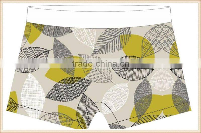 Leafs 88% Polyester 12% mens underwear boxers,men custom boxer shorts, underwear for men