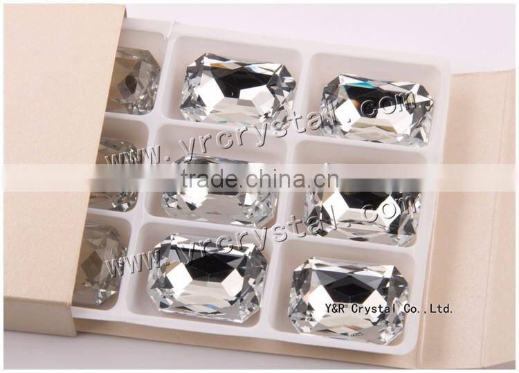 4627 Octagon Crystal 18*25mm Crystal Color Jewelry Stones