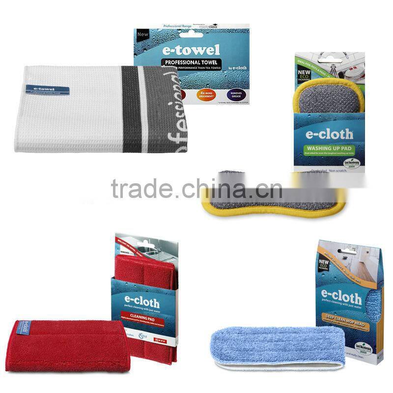 Super absorbent microfiber window cleaning cloth