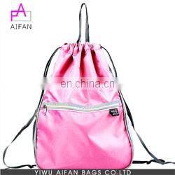 Customer White Printed Wholesale Drawstring Canvas Shoe Bag