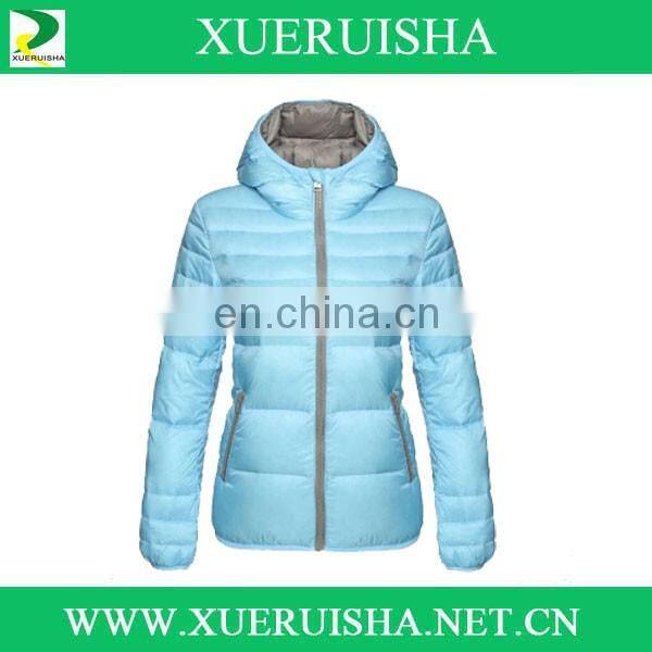 2016 warm color down jacket for girls to keep warm