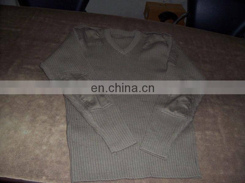 military plain sweater