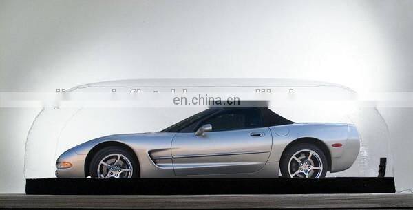 indoor Car Capsule/bubble tent inflatable car cover/inflatable hail proof car cover