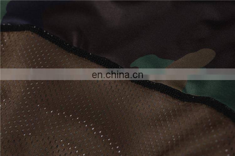 2015 New Model Men Compression T-shirts With Brand Logo Camouflage Dry Fit Sportswear Wholesale