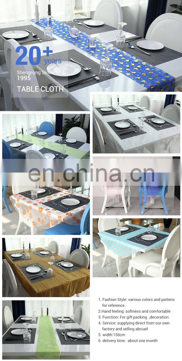 2016 New Design Embroidery Lace Table Runner For Dining Room