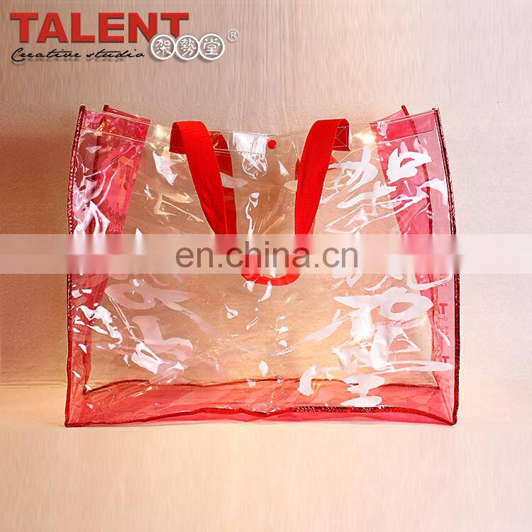 Custom Size private logo pvc zipper bag with good after sale service