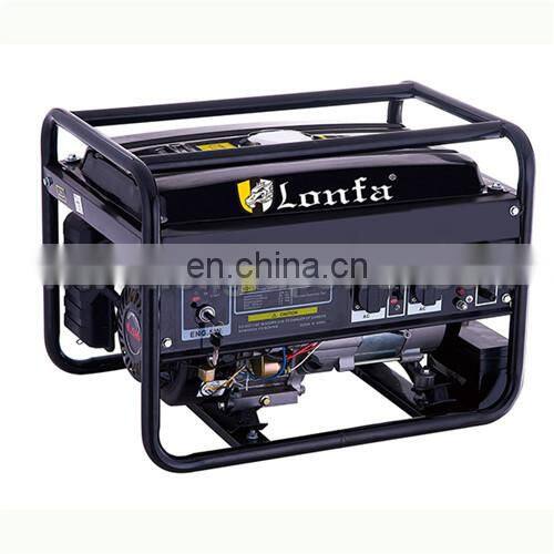 New Designed Eletric Power 2KVA 5.5HP Gasoline Generator with Key Start