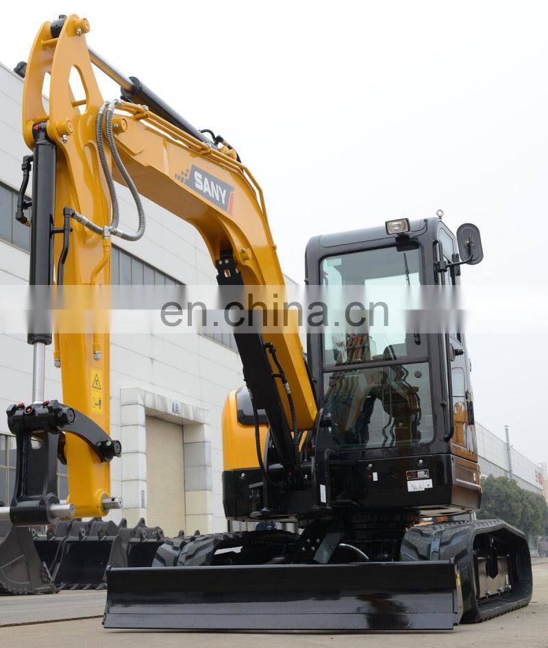 China SANY SY50C 5 tons Small Mini Excavator digging machinery for sale