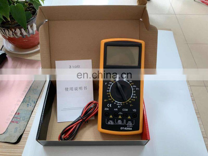 DT 9205A Multimeter AC DC 1000V LCD Display Low Price Digital Multimeters Automatic Voltage in Multimetro