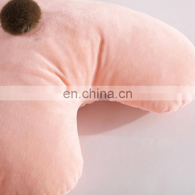 i@home Nordic Star Moon Love Crown Shaped Decorative Crystal Sofa Velvet Cushion Pillow