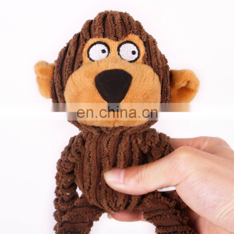 Pet plush educational Bite-resistant molar vocal dog toy Clean teeth odor-absorbing animal modeling toy