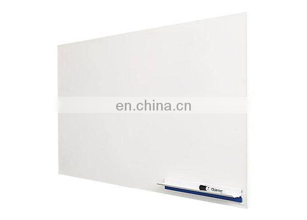 Factory Price school teaching magnetic tempered glass writing board White board