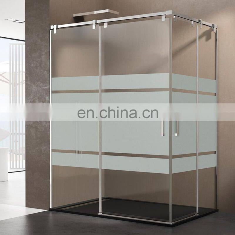 Frameless shower enclosureshower cubical tempered glass panels 6mm shower screen bathroom