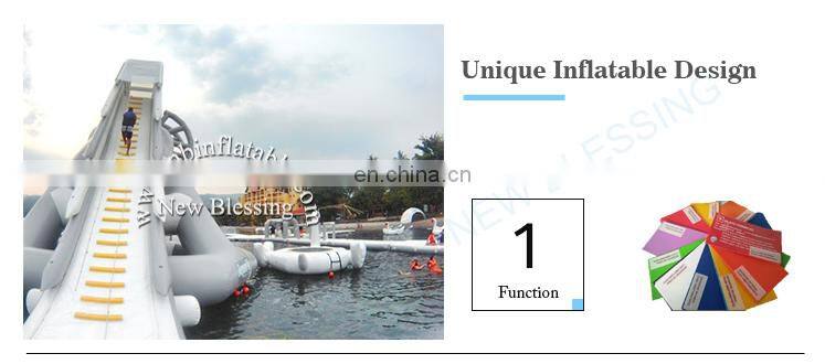 Commercial inflatable floating water park, Adult water park equipment inflatable park for sale