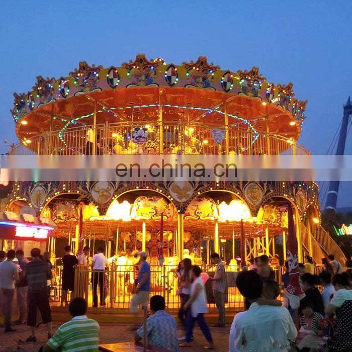 modern amusement park rides musical merry go round carousel horse carousel ride