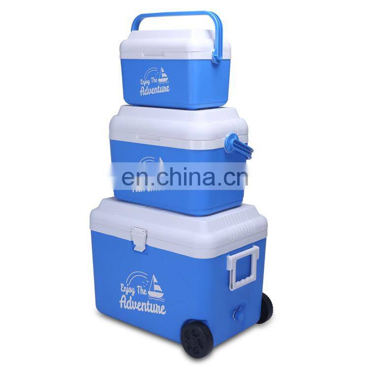 Insulated 8L 22L 50L Outdoor Plastic Ice Chest Cooler box set high quality Cooler Box For Meat Transportation