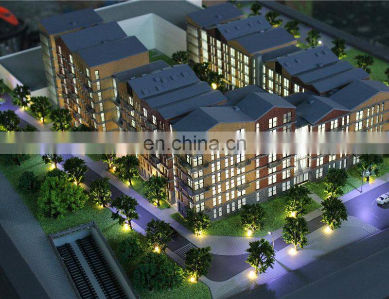 Conceptual building scale model maker for company display