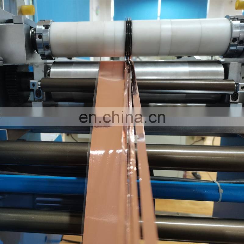 half automatic stretch film rewinding & slitting machine HX-320BT