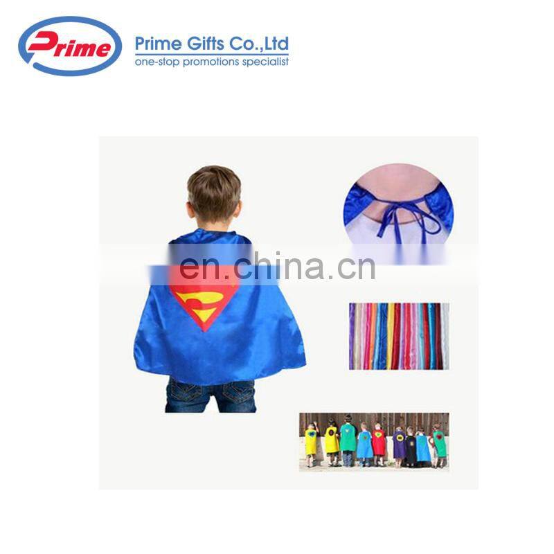 Wholesale Satin Children Superhero Cape with Your Logo