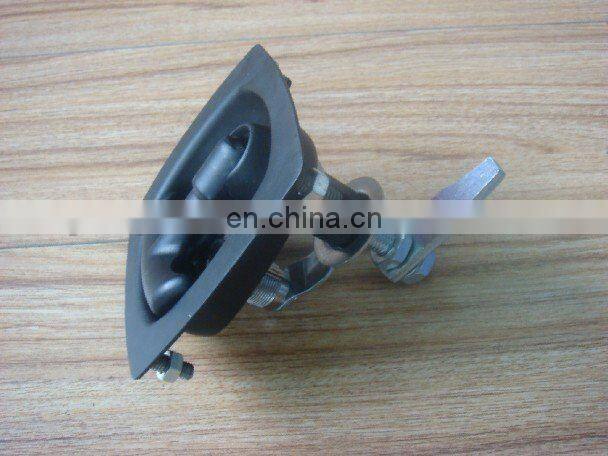 MS858C-3 Black Powder Coated Iron/Steel Industrial Flush Pull Latches Cabinet Hardware Vehicle Toolbox Panel Paddle Locks