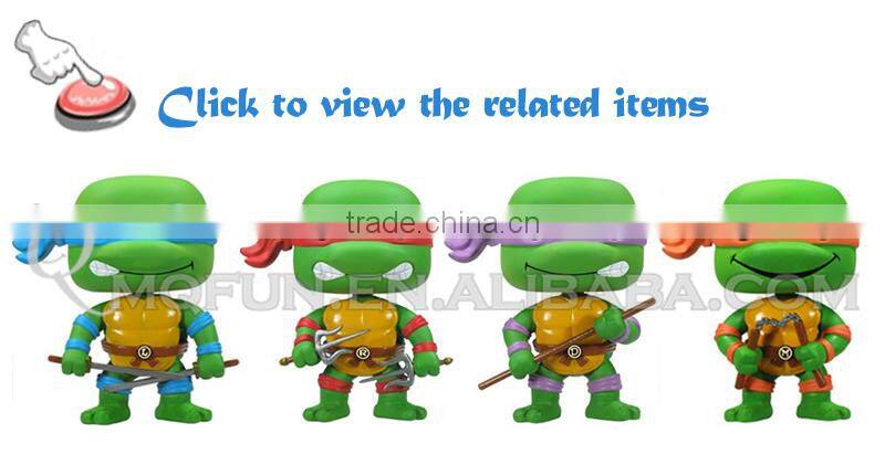 Mini Qute Funko Pop 4 styles Amine Ninja Turtle Leonardo super hero action figures cartoon models educational toy