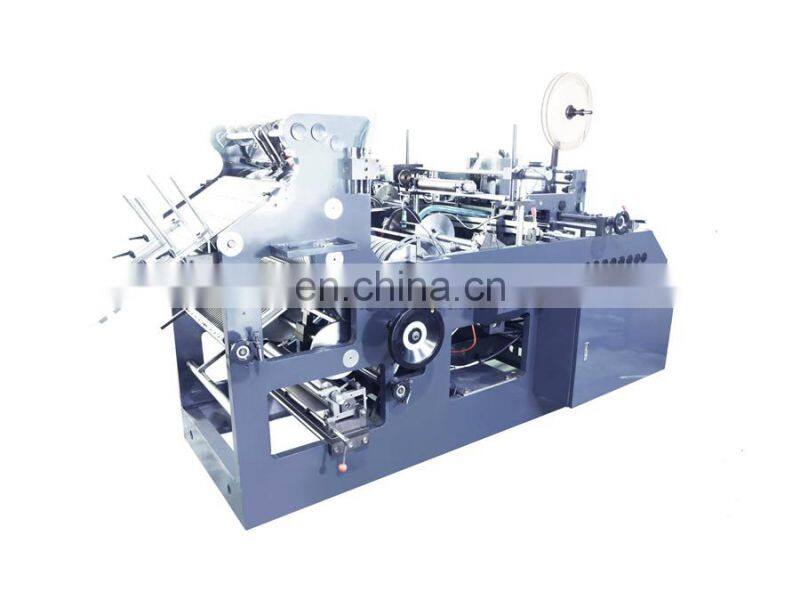ZF350A Automatic Big brown kraft File folder paper bag envelope making machine with self seal flap tape on-line