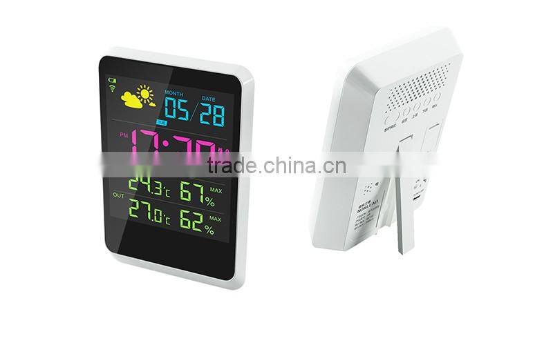 date color wireless digital weather clock