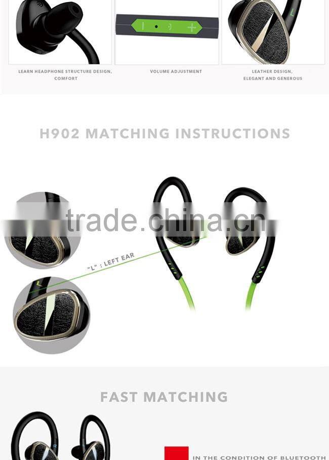 H902 made in china bluetooth headset, telephone headset, stereo headset